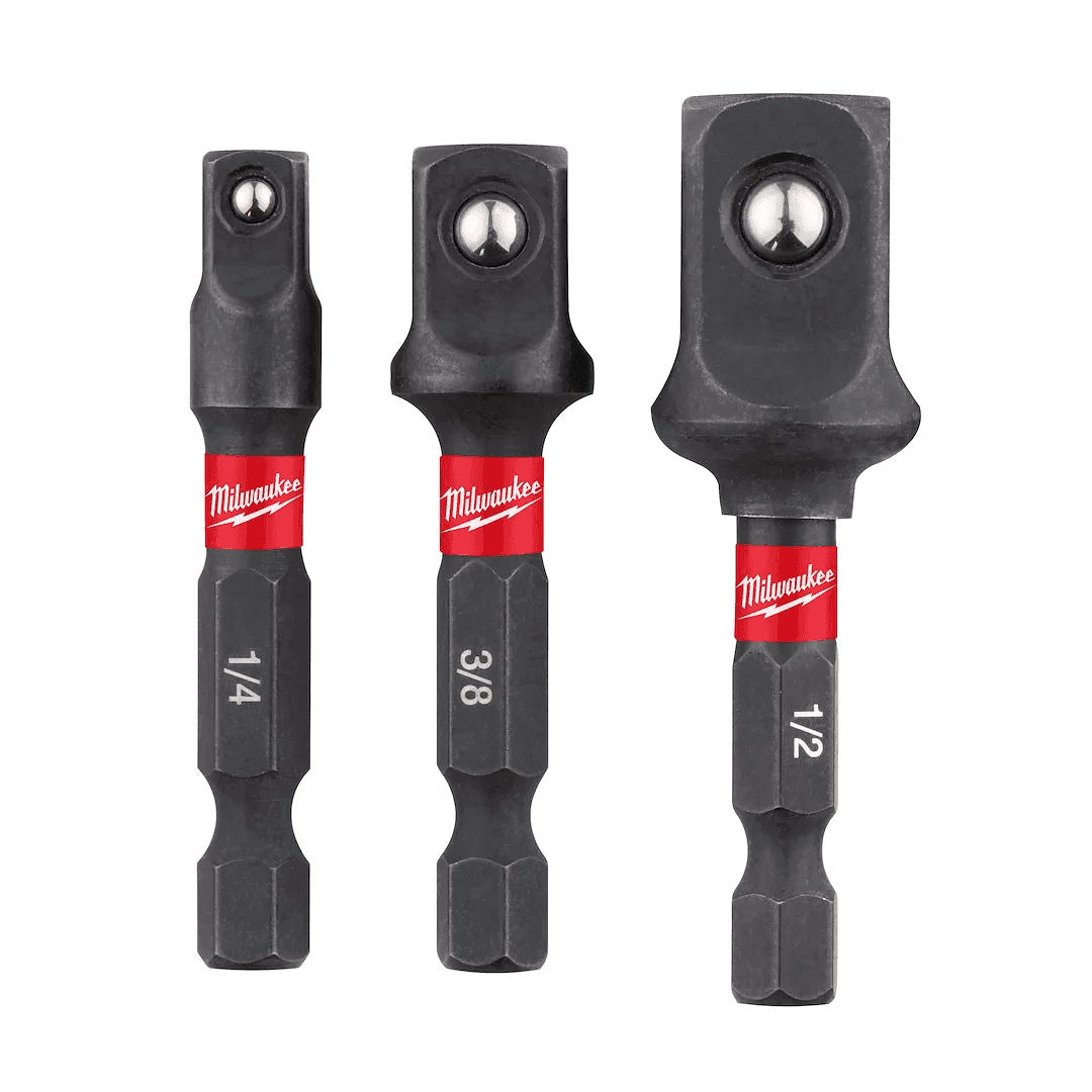 ADAPTADORES CON CUADRANTE MILWAUKEE JGO DE 3