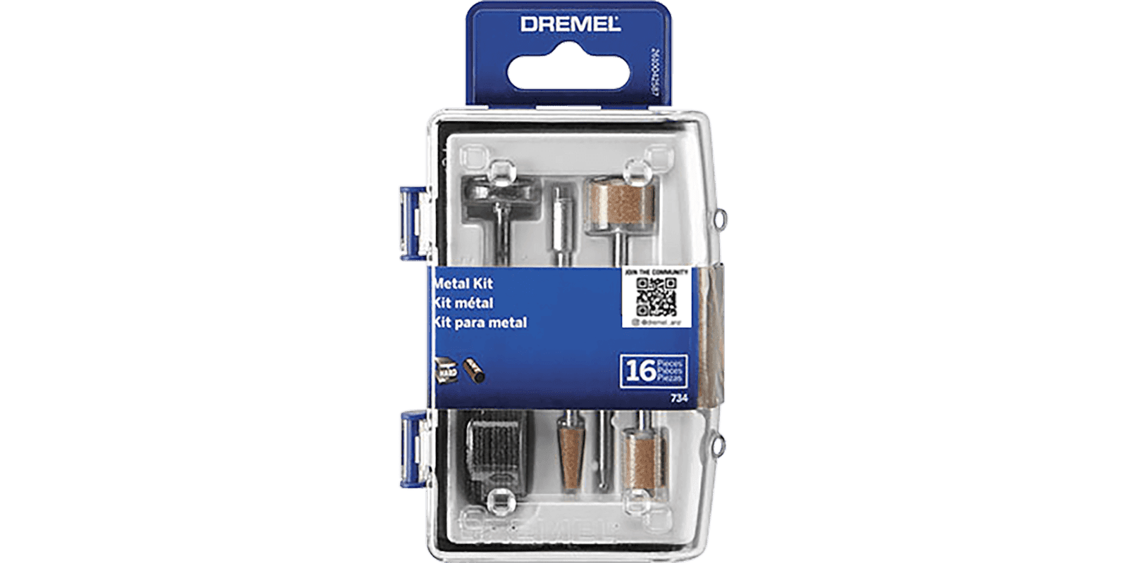 DREMEL DR734 KIT PARA METAL 16ACC --