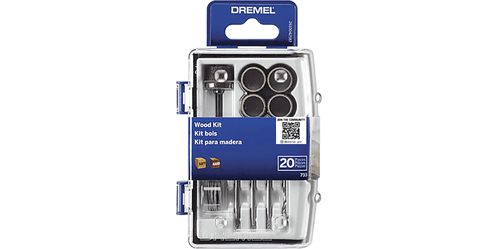 DREMEL DR733 KIT PARA MADERA 20ACC
