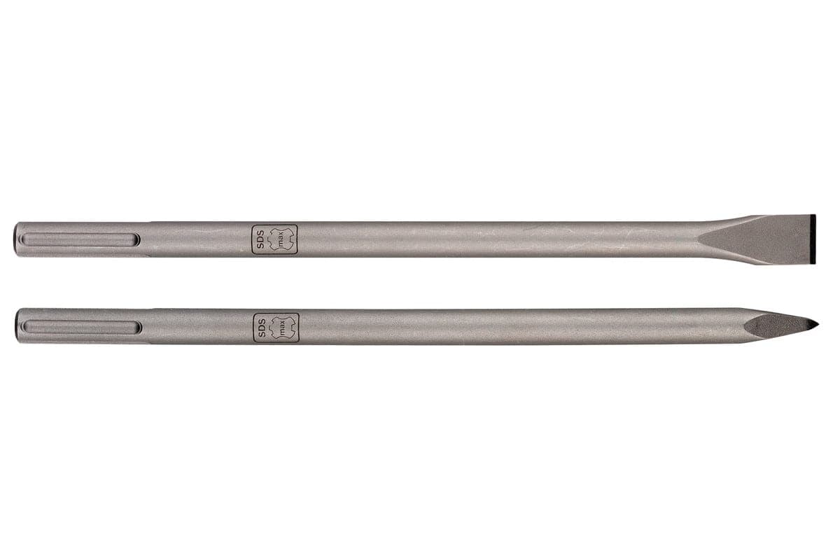 CINCEL SDS MAX PLANO Y PUNTA METABO 2PZAS
