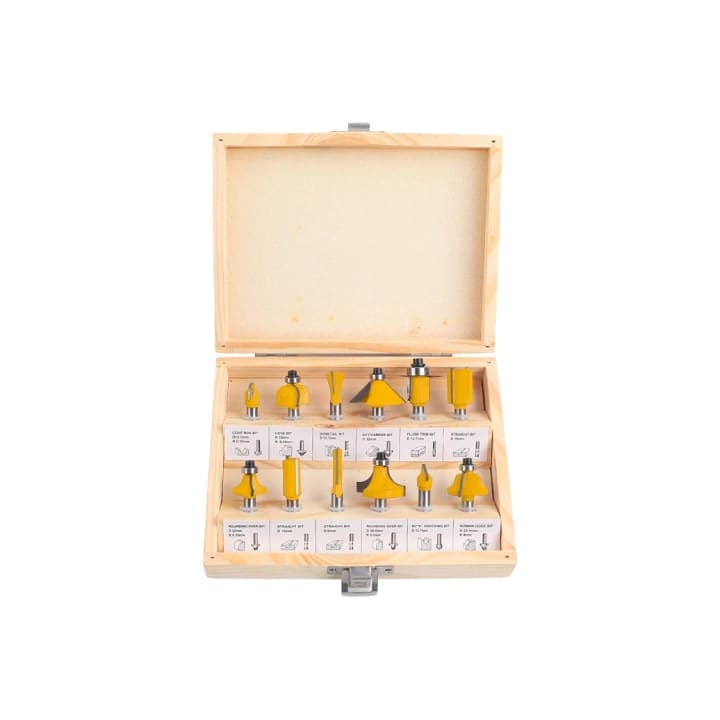 KIT FRESAS BAROVO 12U P/MADERA //