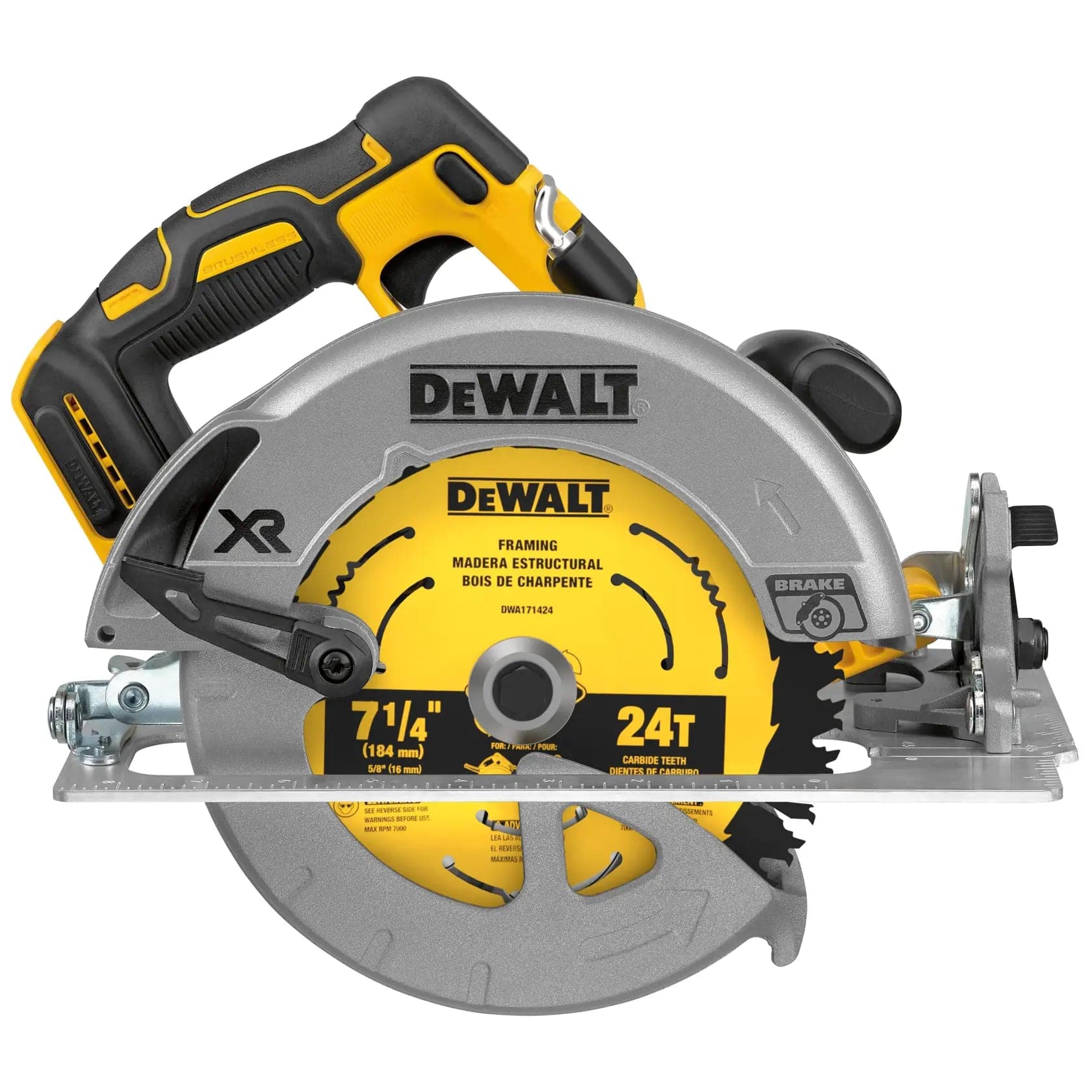 BAT - SIERRA CIRCULAR 7.1/4 DEWALT 20V SOLA