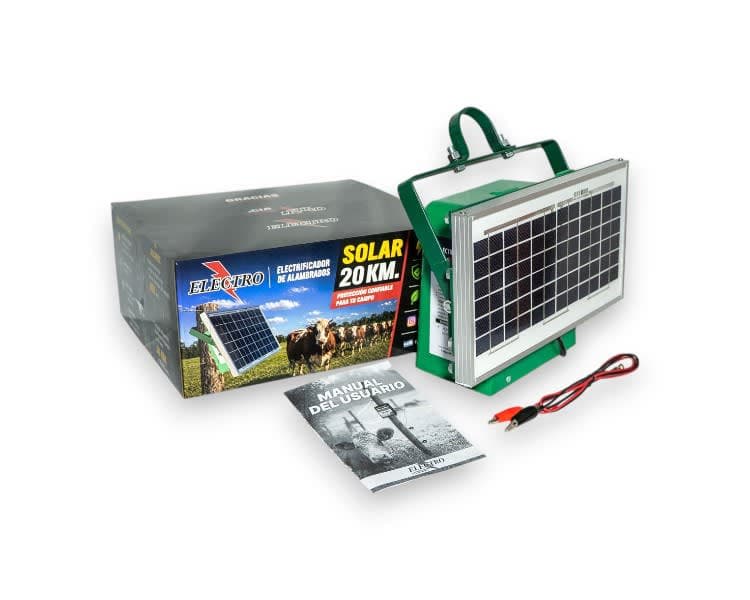 ELECTRIFICADOR ELECTRO SOLAR 20KM