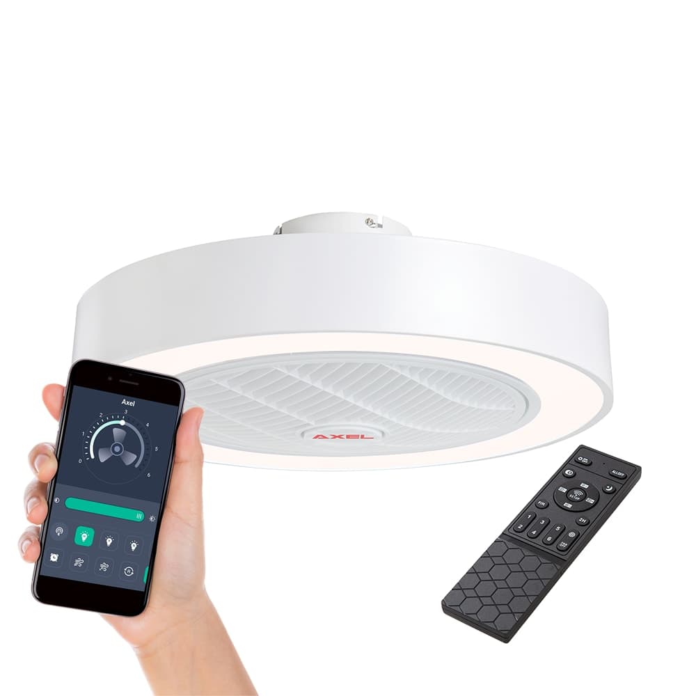VENTILADOR DE TECHO TURBO AXEL ASPA 30CM BLANCO