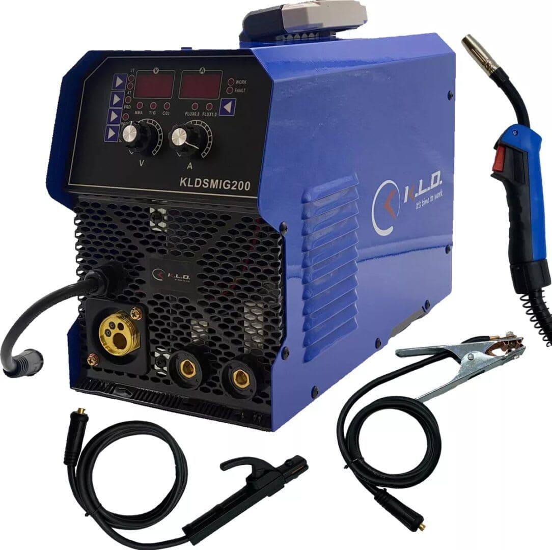 SOLDADORA INVERTER MIG-TIG-MMA KLD 3EN1 200A