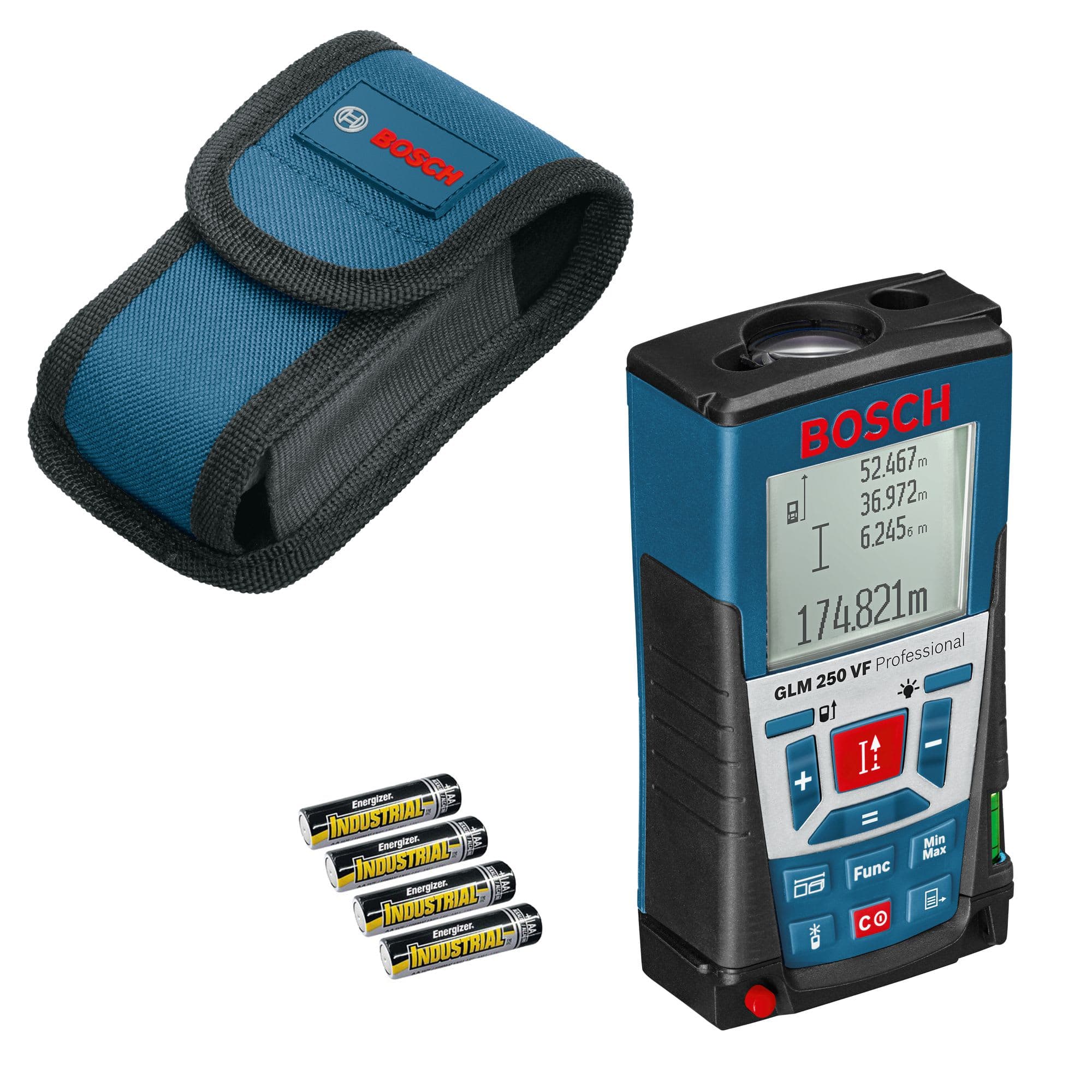 MEDIDOR DE DISTANCIA LASER BOSCH GLM 250 VF 250MTS 0.05 N/R (20)